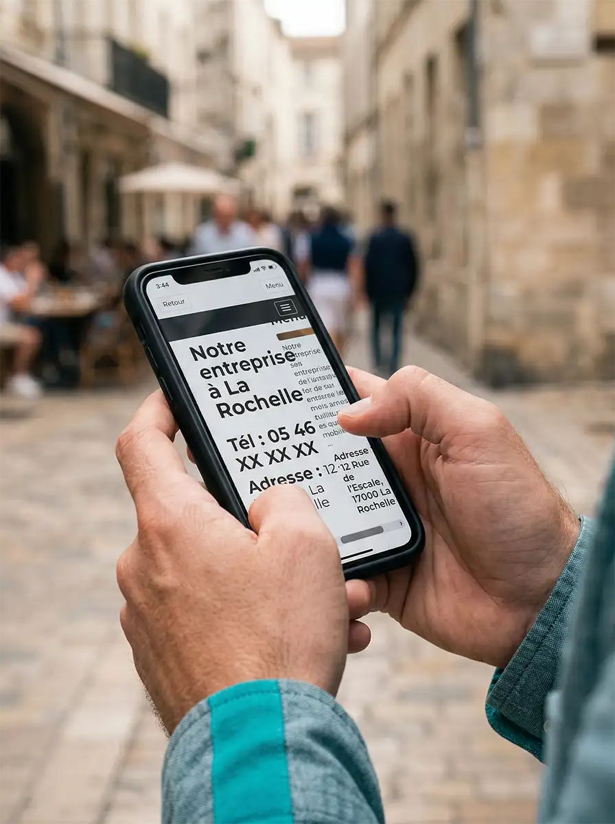 Site non responsive mobile — refonte site web La Rochelle Studio Bamboo