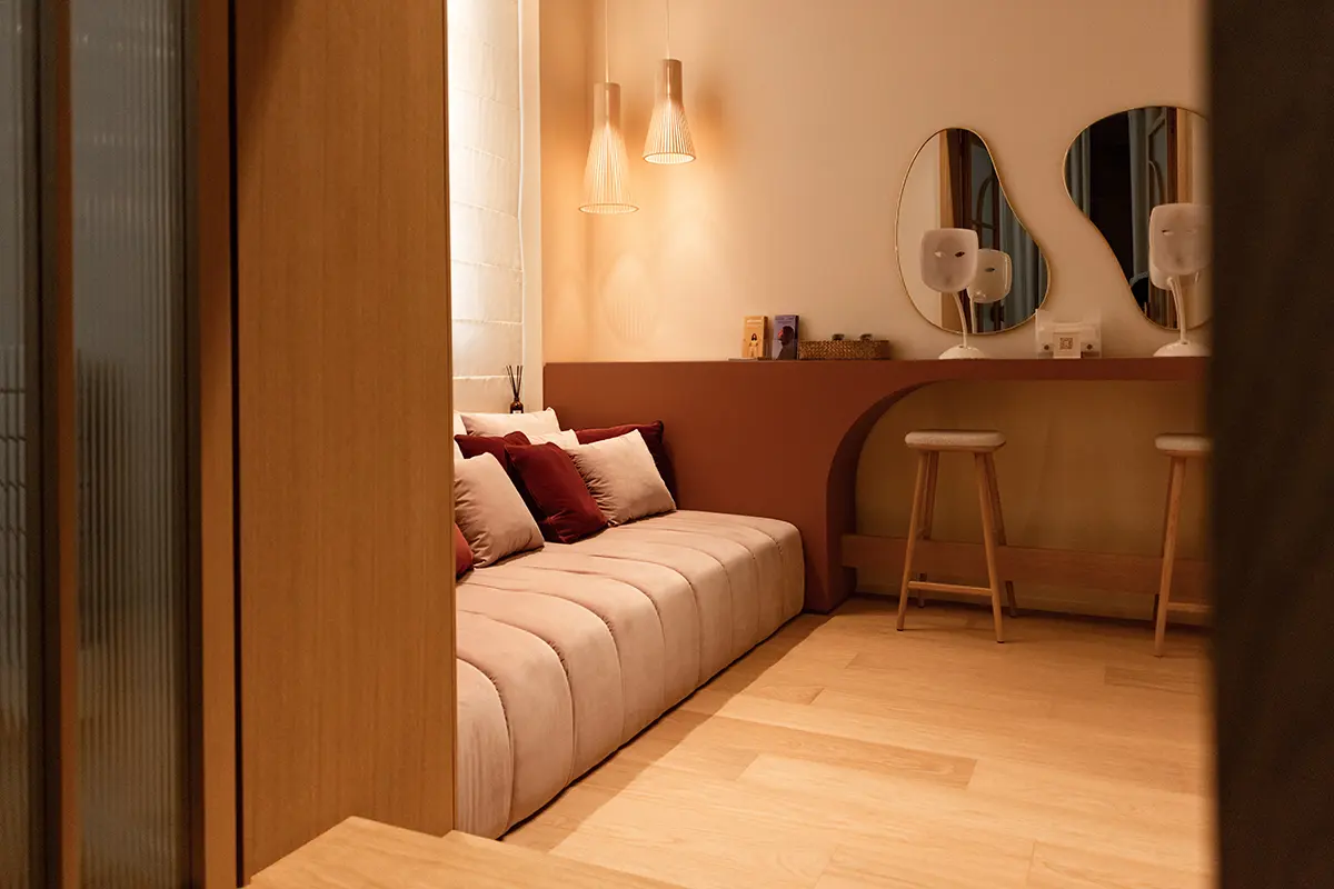 Site internet d'institut de beauté haut de gamme conçu par Studio Bamboo