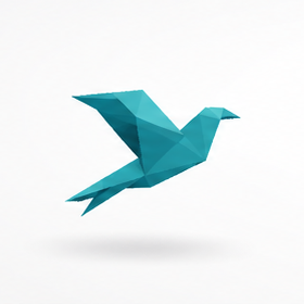 Oiseau origami Studio Bamboo, ailes qui se lèvent
